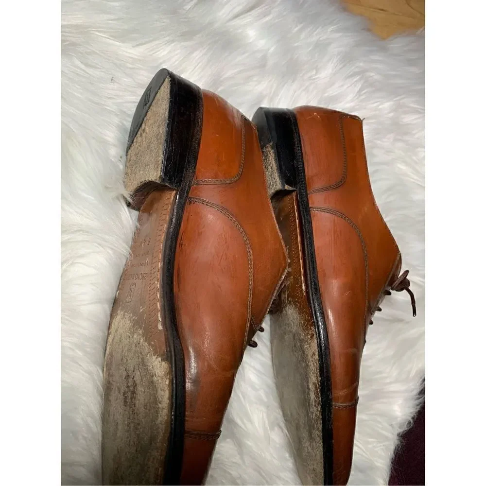 Bruno Magli brown Italian dress shoes 8.5